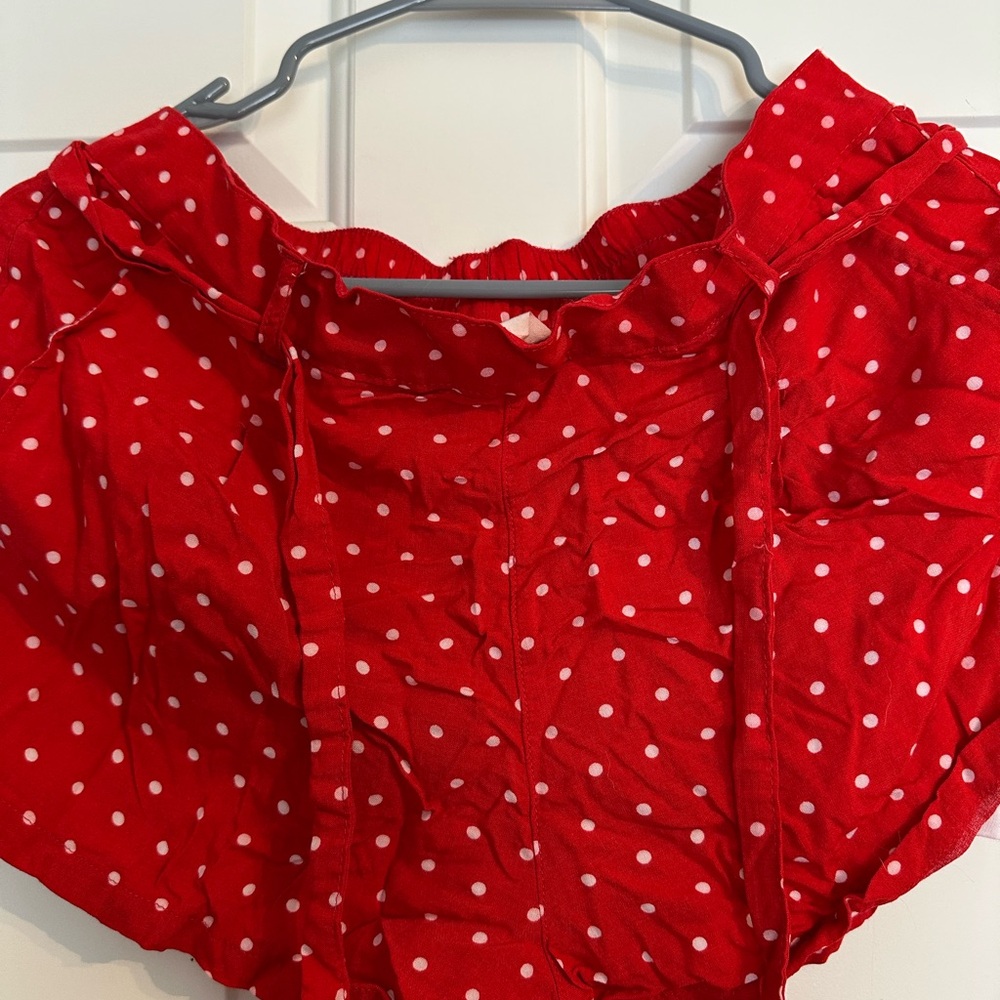 Red Polka Dot Shorts
